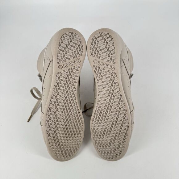 Reebok Freestyle Hi “The 54-11” Women’s High Top Sneakers Beige Size 9 - Picture 7 of 11